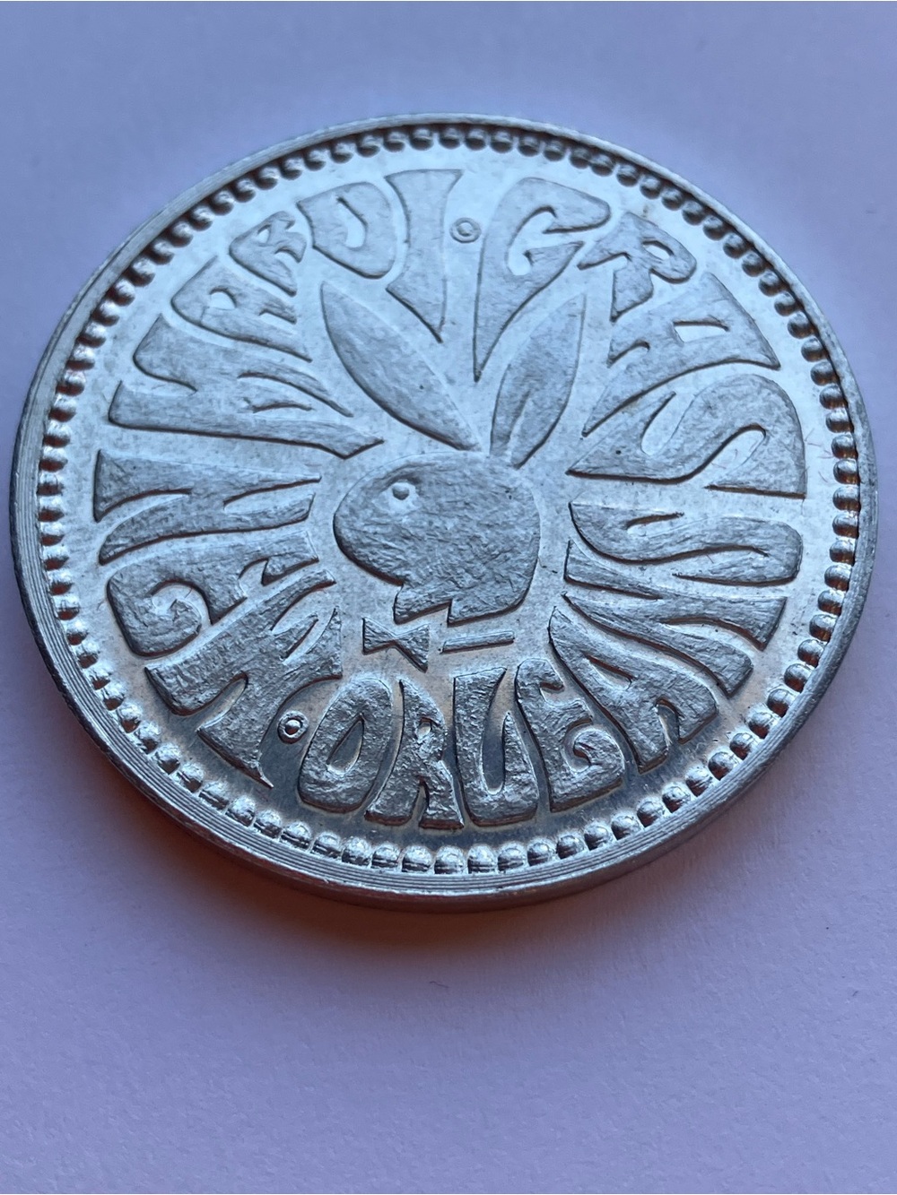 The Playboy Club 1968 Silver Token Coin